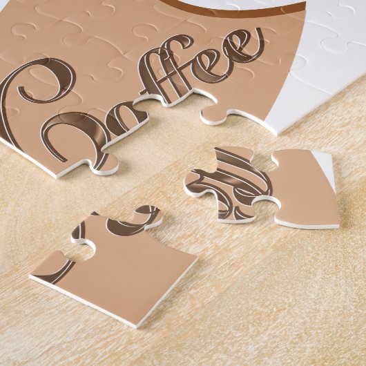 I Liebe Mein Kaffee Retro Java Puzzle (Seite)