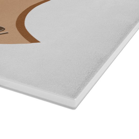 I Liebe Mein Kaffee Retro Java Schneidebrett (Ecke)