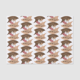 I Liebe Mein Kaffee Retro Java Seidenpapier