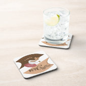 I Liebe Mein Kaffee Retro Java Untersetzer (Rechte Seite)