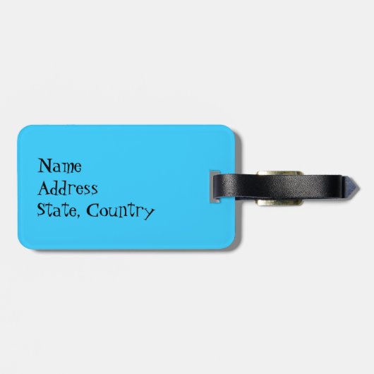 I Liebe mein Kavalier Gepäckanhänger (Rückseite horizontal)