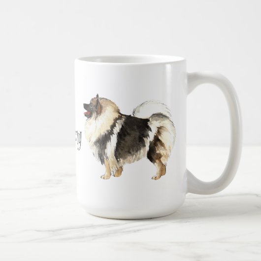 I Liebe mein Keeshond Kaffeetasse (Rechts)