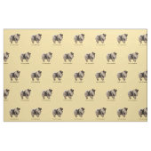 I Liebe mein Keeshond Stoff (Fat Quarter (45,7 x 55,9 cm))