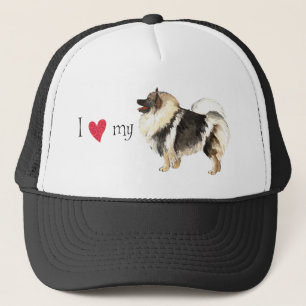I Liebe mein Keeshond Truckerkappe