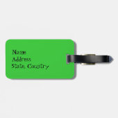 I Liebe mein Kerry-Blau-Terrier Gepäckanhänger (Rückseite horizontal)