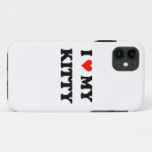 I Liebe mein Kitty Case-Mate iPhone Hülle (Rückseite (Horizontal))
