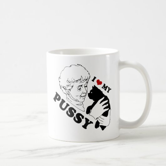 I LIEBE MEIN KITTY KAFFEETASSE (Rechts)