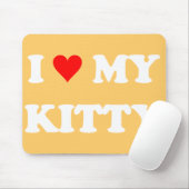 I Liebe mein Kitty Mousepad (Mit Mouse)