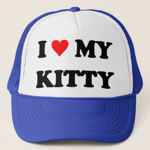 I Liebe mein Kitty Truckerkappe