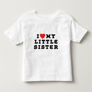 I Liebe mein kleine Schwester-T - Shirt