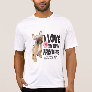 I Liebe mein kleiner französischer Bulldogge T-Shirt