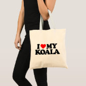 I LIEBE MEIN KOALA TRAGETASCHE (Vorderseite (Produkt))