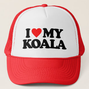 I LIEBE MEIN KOALA TRUCKERKAPPE