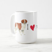 I Liebe mein Kooikerhondje Kaffeetasse (Vorderseite Links)