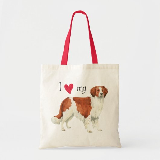 I Liebe mein Kooikerhondje Tragetasche (Vorne)