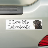 I Liebe mein Labradoodle Autoaufkleber (Auf Auto)