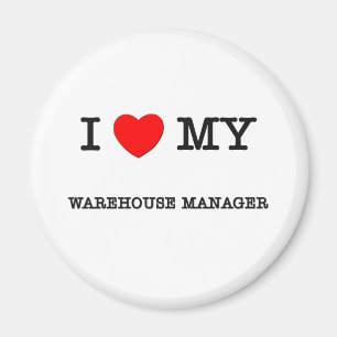 I Liebe mein LAGER-MANAGER Magnet