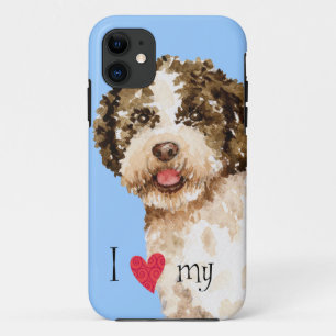 I Liebe mein Lagotto iPhone 11 Hülle
