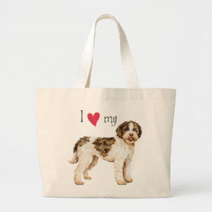 I Liebe mein Lagotto Jumbo Stoffbeutel