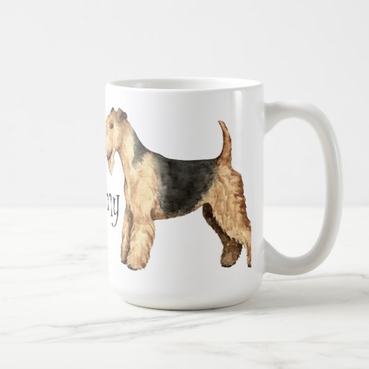 I Liebe mein Lakeland-Terrier Kaffeetasse (Rechts)