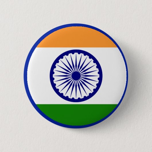 I Liebe MEIN LAND Indien Button (Vorderseite)