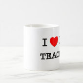 I Liebe mein LEHRER Kaffeetasse (Mittel)