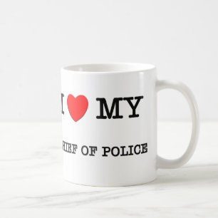 I Liebe mein LEITER der POLIZEI Kaffeetasse