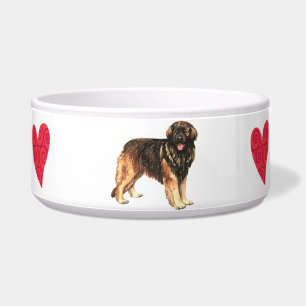 I Liebe mein Leonberger Napf