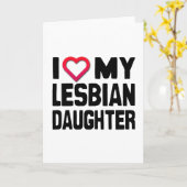 I LIEBE MEIN LESBIAN DAUGHTER KARTE (Gelbe Blume)