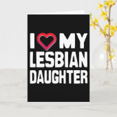 I LIEBE MEIN LESBIAN DAUGHTER - -.pnng Karte (Gelbe Blume)