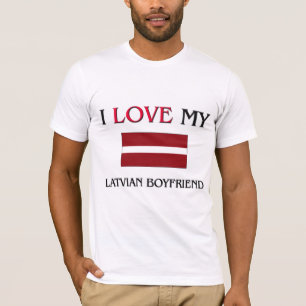 I Liebe mein lettischer Freund T-Shirt