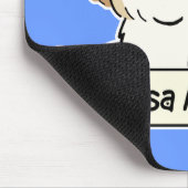 I Liebe mein Lhasa Apso Mousepad (Ecke)