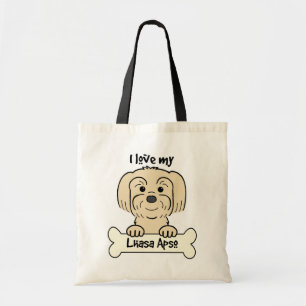 I Liebe mein Lhasa Apso Tragetasche