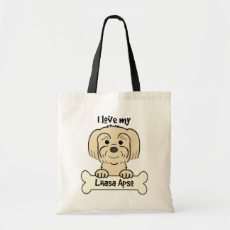I Liebe mein Lhasa Apso Tragetasche