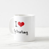 I Liebe mein Liebling Kaffeetasse (Vorderseite Links)