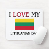 I Liebe mein litauischer Vater Mousepad (Mit Mouse)
