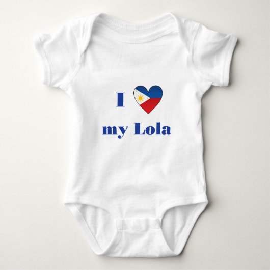 I Liebe mein Lola1 Baby Strampler (Vorderseite)