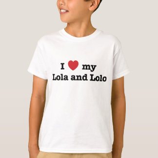 I Liebe mein Lola und Lolo T-Shirt