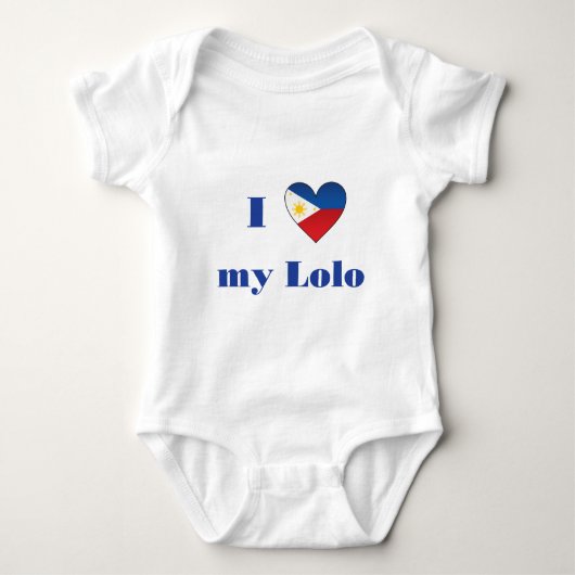 I Liebe mein Lolo 1 Baby Strampler (Vorderseite)