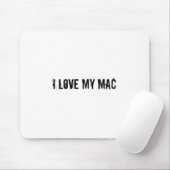 I Liebe mein Mac-Mousepad Mousepad (Mit Mouse)