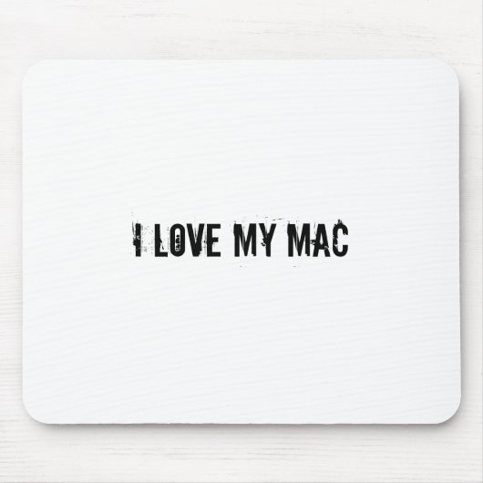 I Liebe mein Mac-Mousepad Mousepad (Vorne)