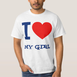 I Liebe mein Mädchen-Shirt T-Shirt