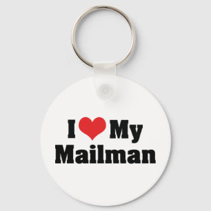 I Liebe Mein Mailman-Schlüsselanhänger Schlüsselanhänger