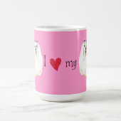 I Liebe mein Maltesisch Kaffeetasse (Mittel)