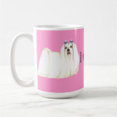 I Liebe mein Maltesisch Kaffeetasse (Links)