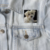 I Liebe mein maltesischer Knopf Button (Beispiel)