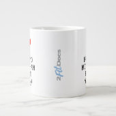 I Liebe Mein Mann mehr als Bacon Tasse (20oz) (Vorderseite)