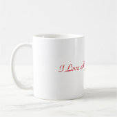 I Liebe mein Mann viel Kaffeetasse (Links)