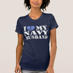 I Liebe Mein Marinehusband T-Shirt