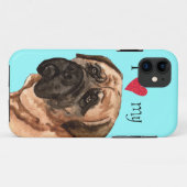 I Liebe mein Mastiff Case-Mate iPhone Hülle (Rückseite (Horizontal))